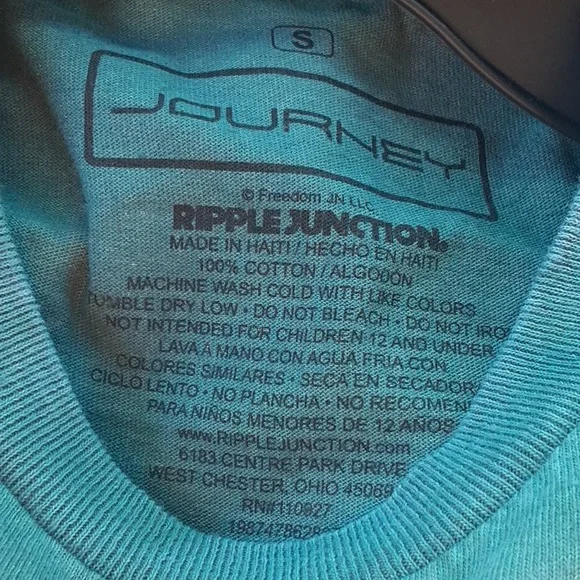 Journey Band 1983 Frontier Tour T. Size Small. NWT. - Picture 7 of 10